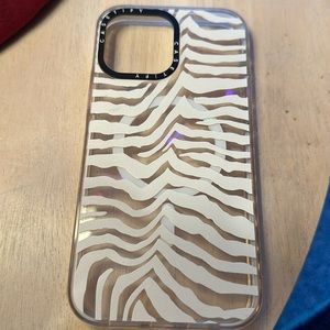 Casetify Zebra Print MagSafe iPhone 13 Pro Max Case